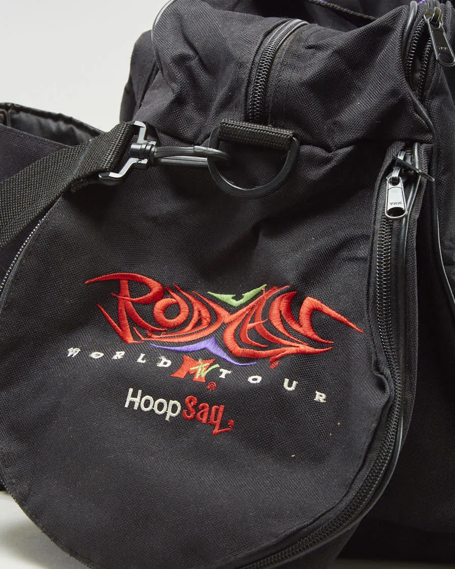 '96 Dennis Rodman NBA Chicago Bulls MTV World Tour Hoop Saq Basketball Duffel Bag - O/S