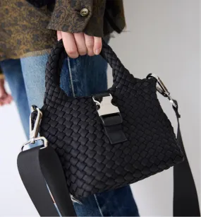 Abundance Woven Notebook Bag | Black