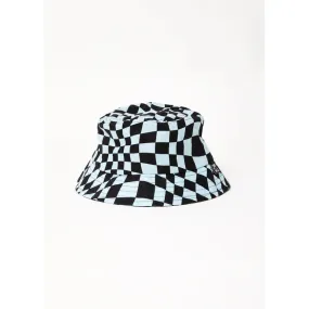 Afends Void Hemp Check Bucket Hat