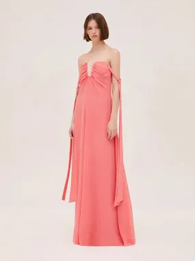 Alexis - Dali Dress - Coral Pink