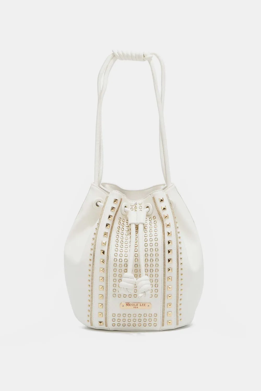 Amy Studded Bucket Bag