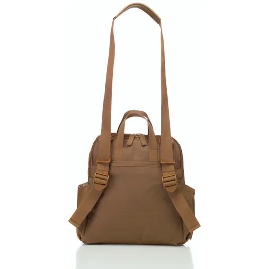 Baby Bag - Babymel Robyn Backpack Tan Vegan Leather