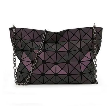 Bag women's geometry lattic totes bag High Shoulder Bags