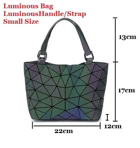 Bag women's geometry lattic totes bag High Shoulder Bags