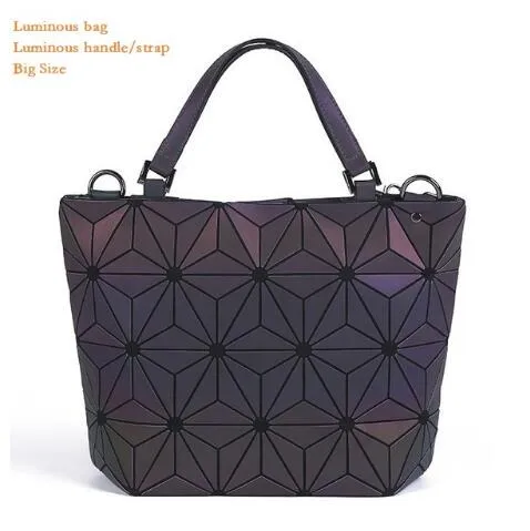 Bag women's geometry lattic totes bag High Shoulder Bags