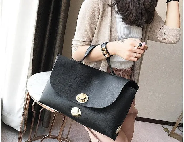 Bags Lock Women Shoulder Bags Female handbags