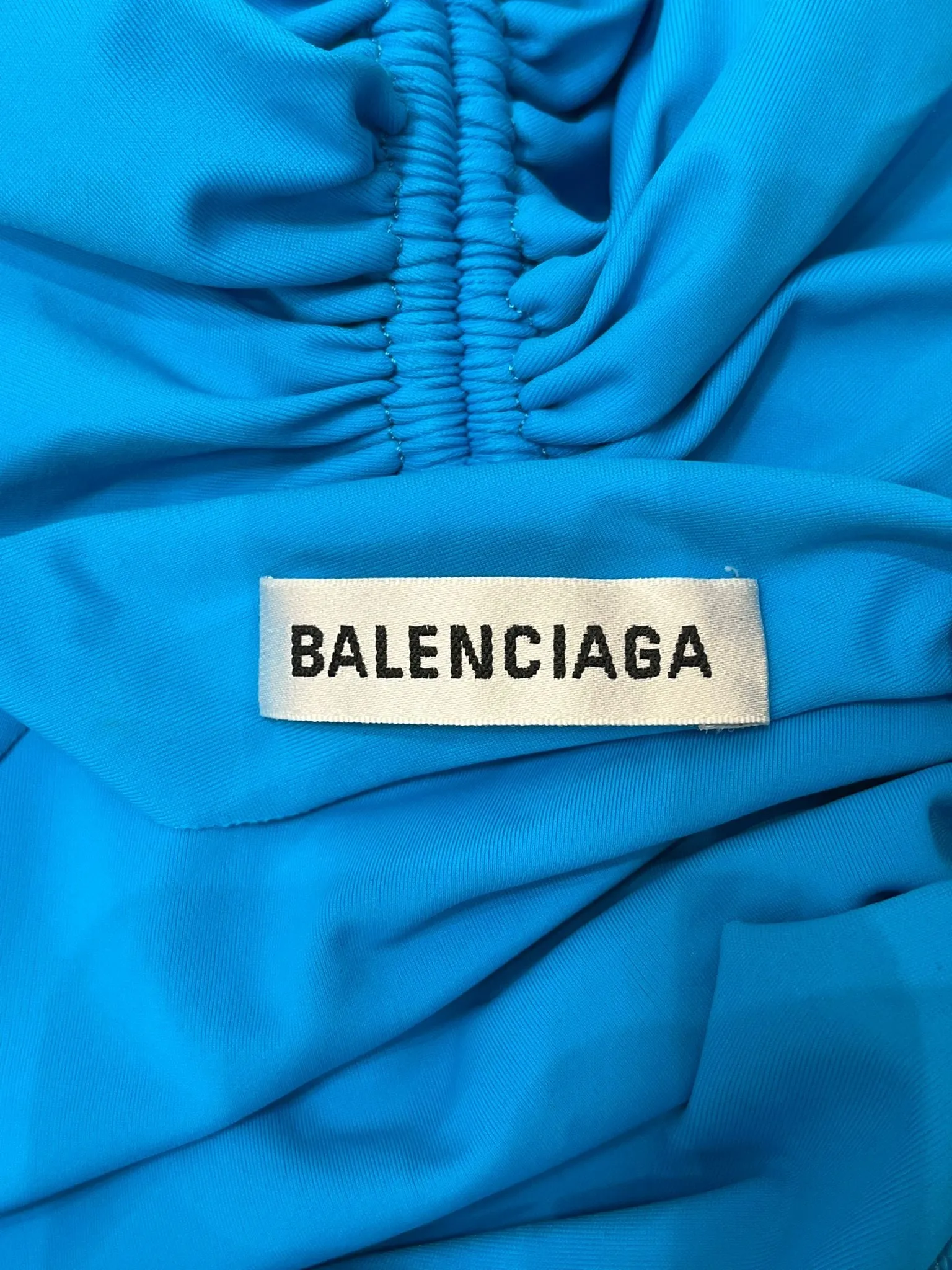 Balenciaga Ruched Stretch Jersey Dress. Size 34FR