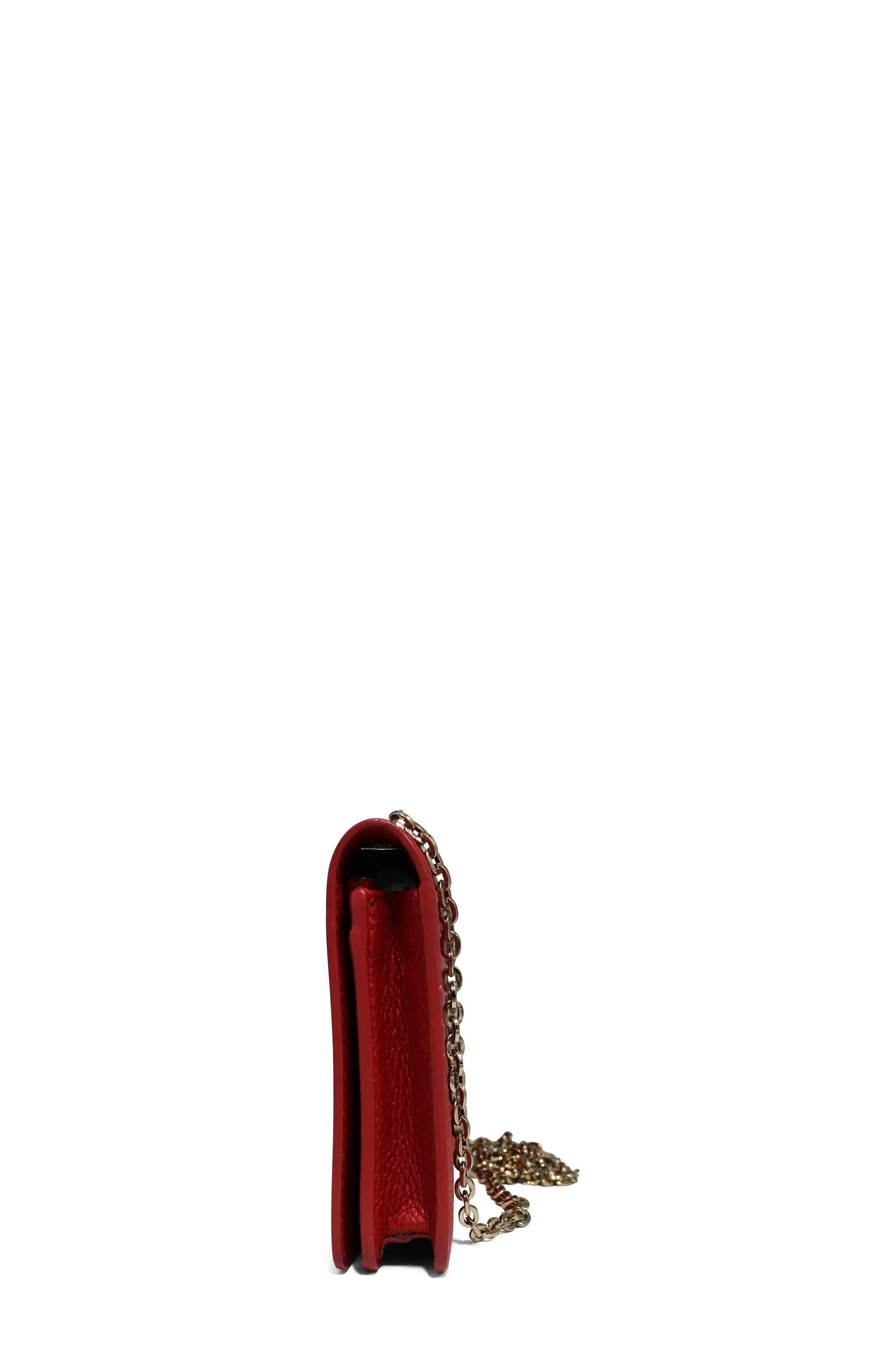 Bayswater Wallet on Chain Red