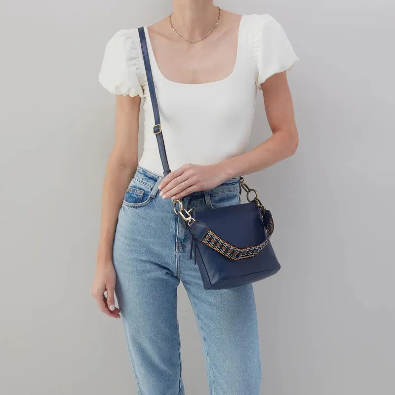 Belle Convertible Shoulder Bag in Navy