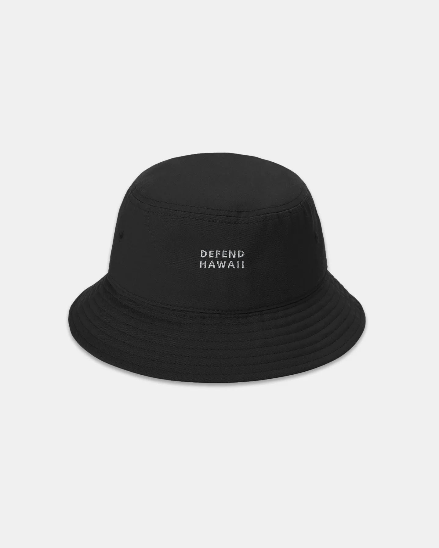 BOLD ALOHA Black Bucket Hat