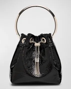 Bon Bon Patent Leather Bucket Bag