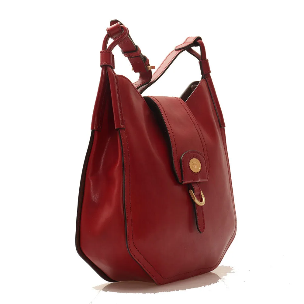 Borsa Donna a Spalla THE BRIDGE in Pelle Rossa linea Ada 04144201