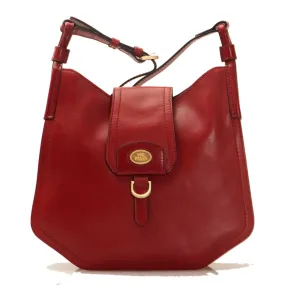 Borsa Donna a Spalla THE BRIDGE in Pelle Rossa linea Ada 04144201