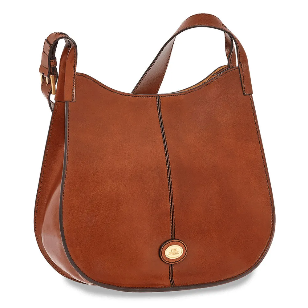 Borsa Donna Hobo THE BRIDGE linea Claudia in Pelle Marrone