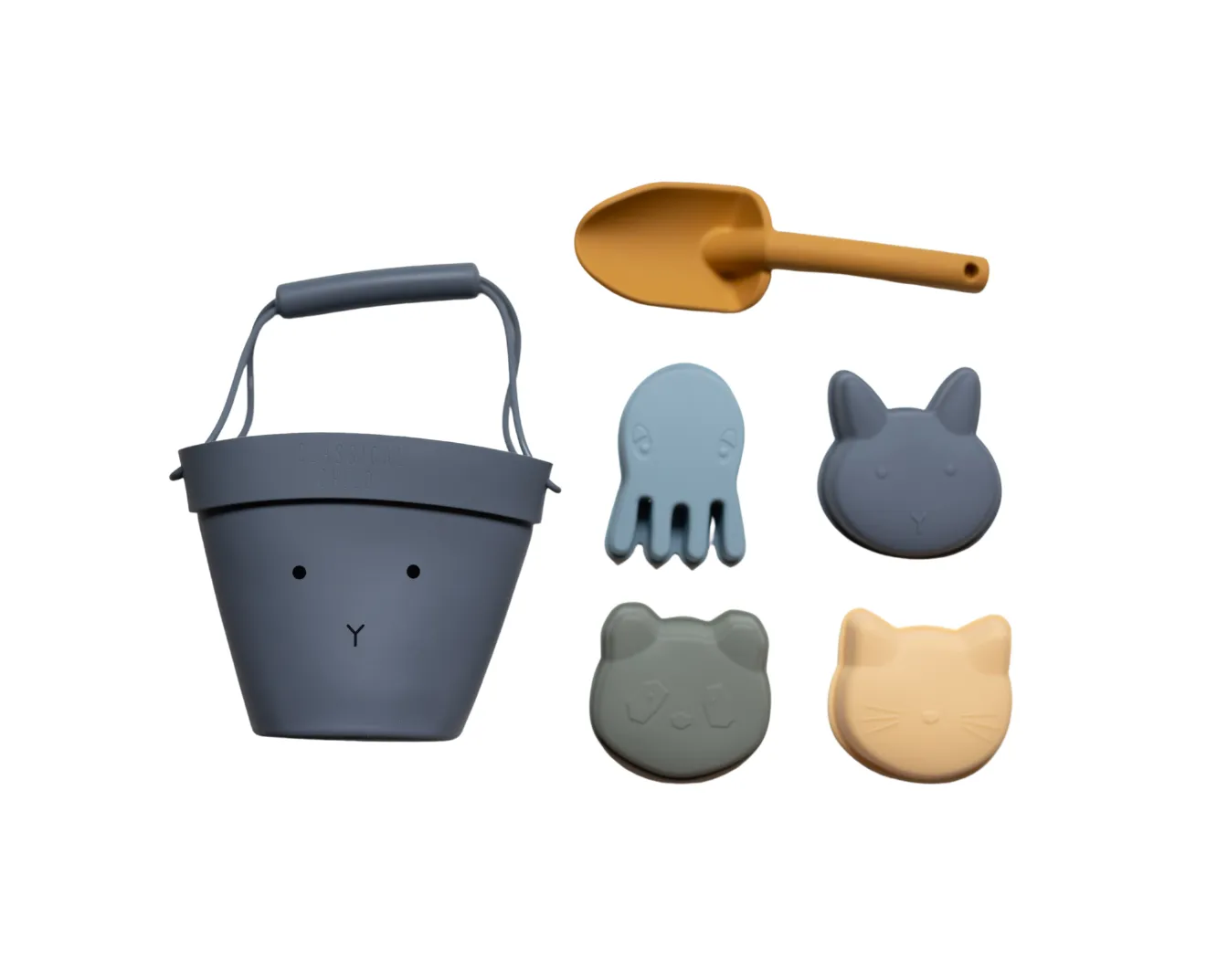 Bucket & Toys Set - Blue Bear