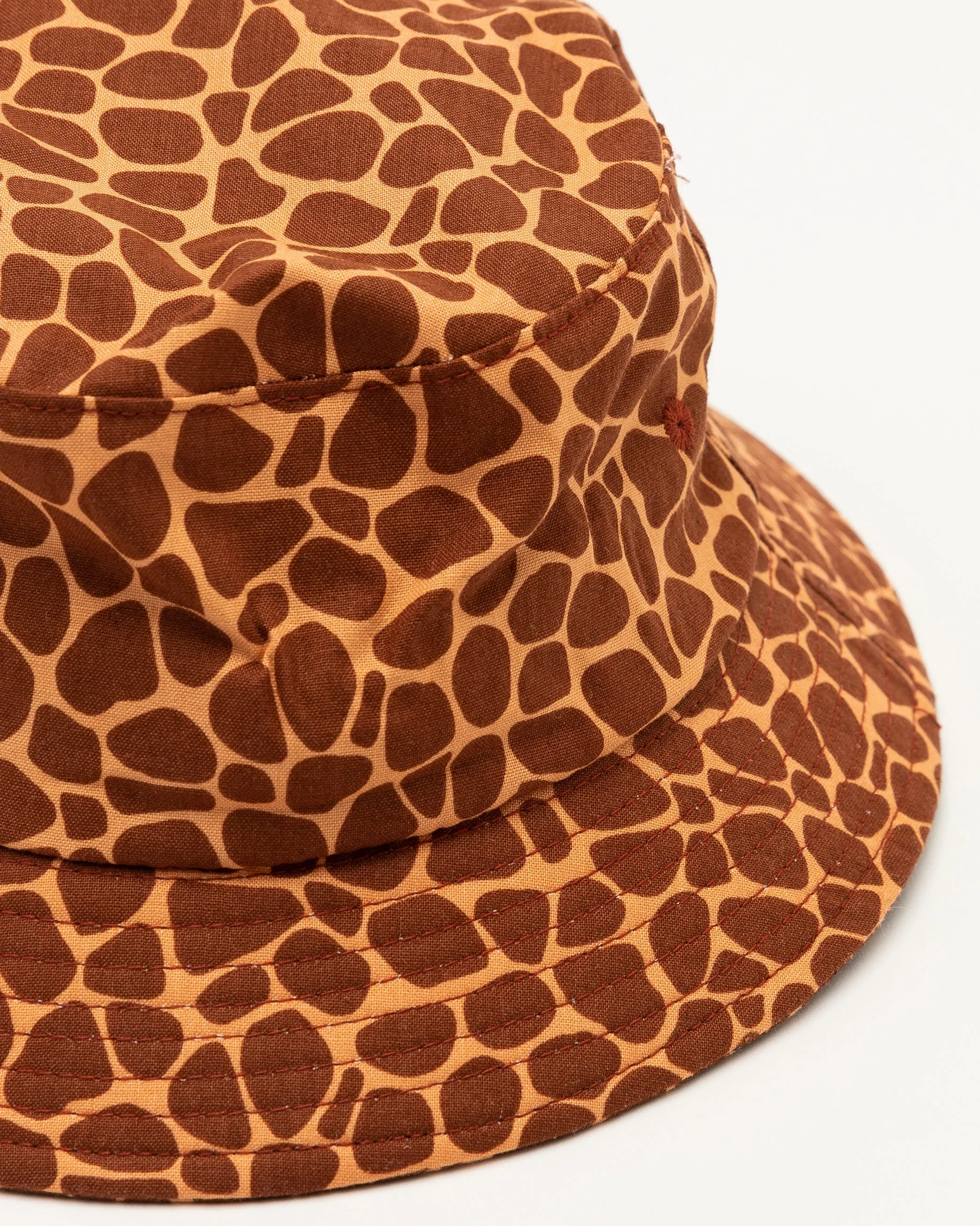 Bucket Hat in Giraffe