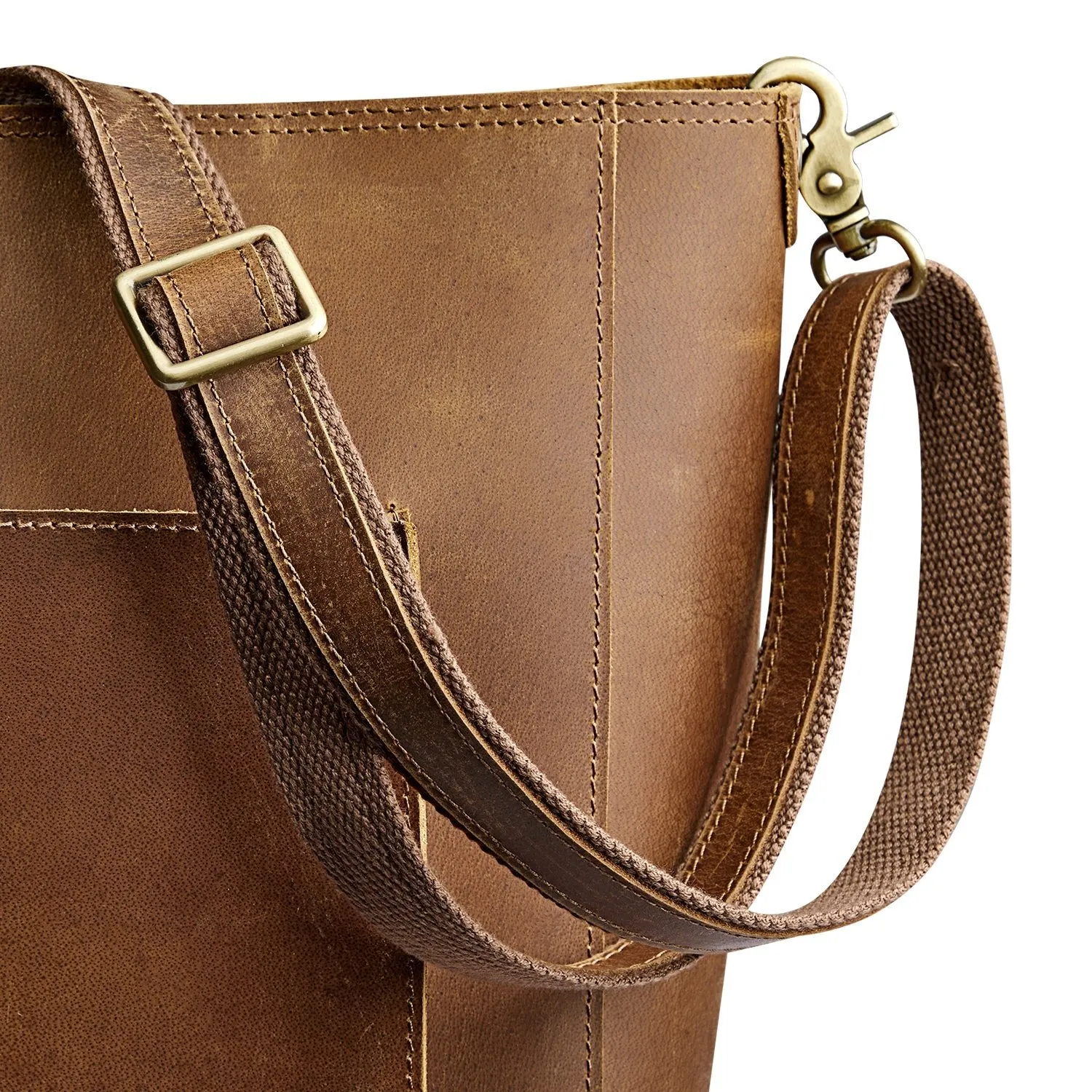 Bucket Leather Tote Bag