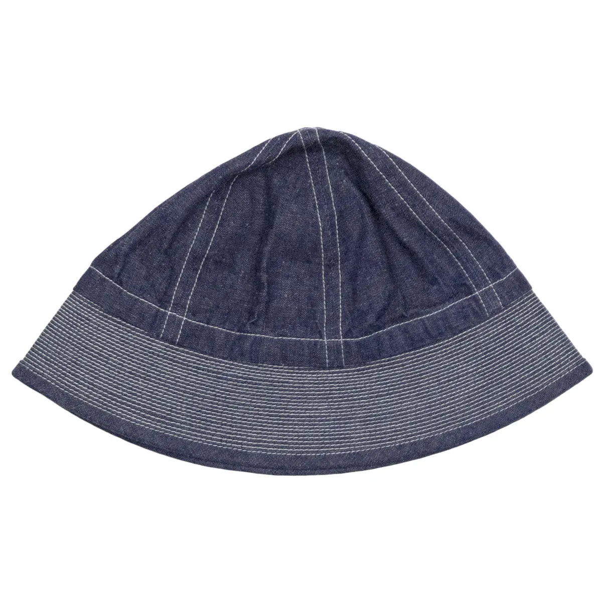 cableami - 10 oz Painter's Nep Selvedge Denim Dixie Hat - Indigo