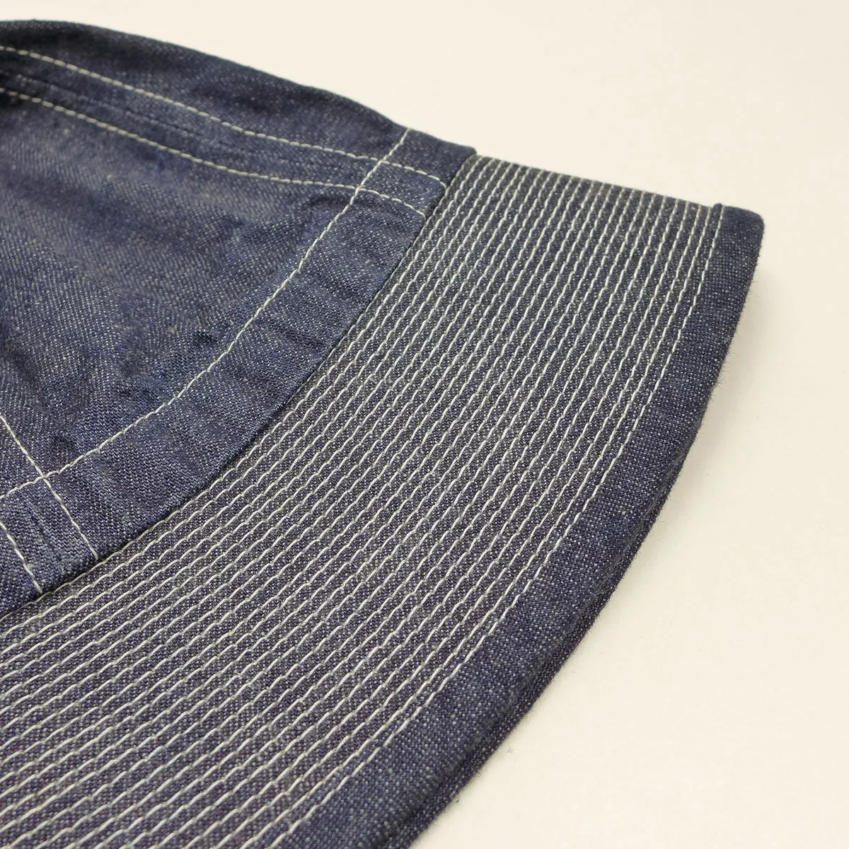 cableami - 10 oz Painter's Nep Selvedge Denim Dixie Hat - Indigo