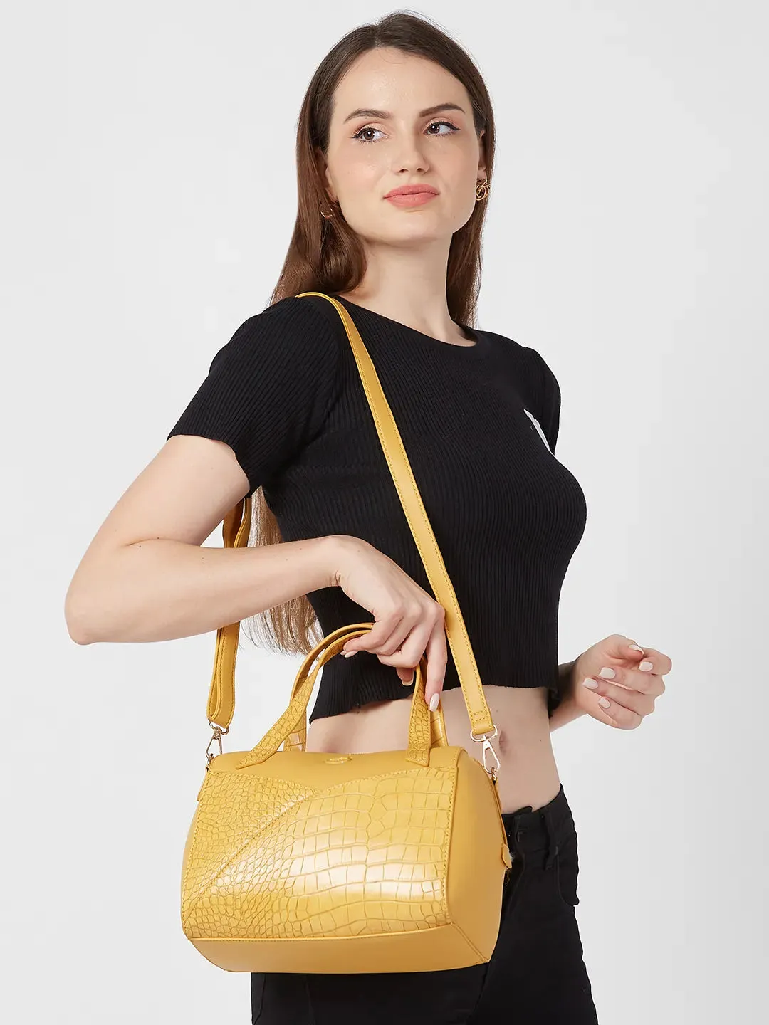 Caprese Cabo Satchel Medium Ochre