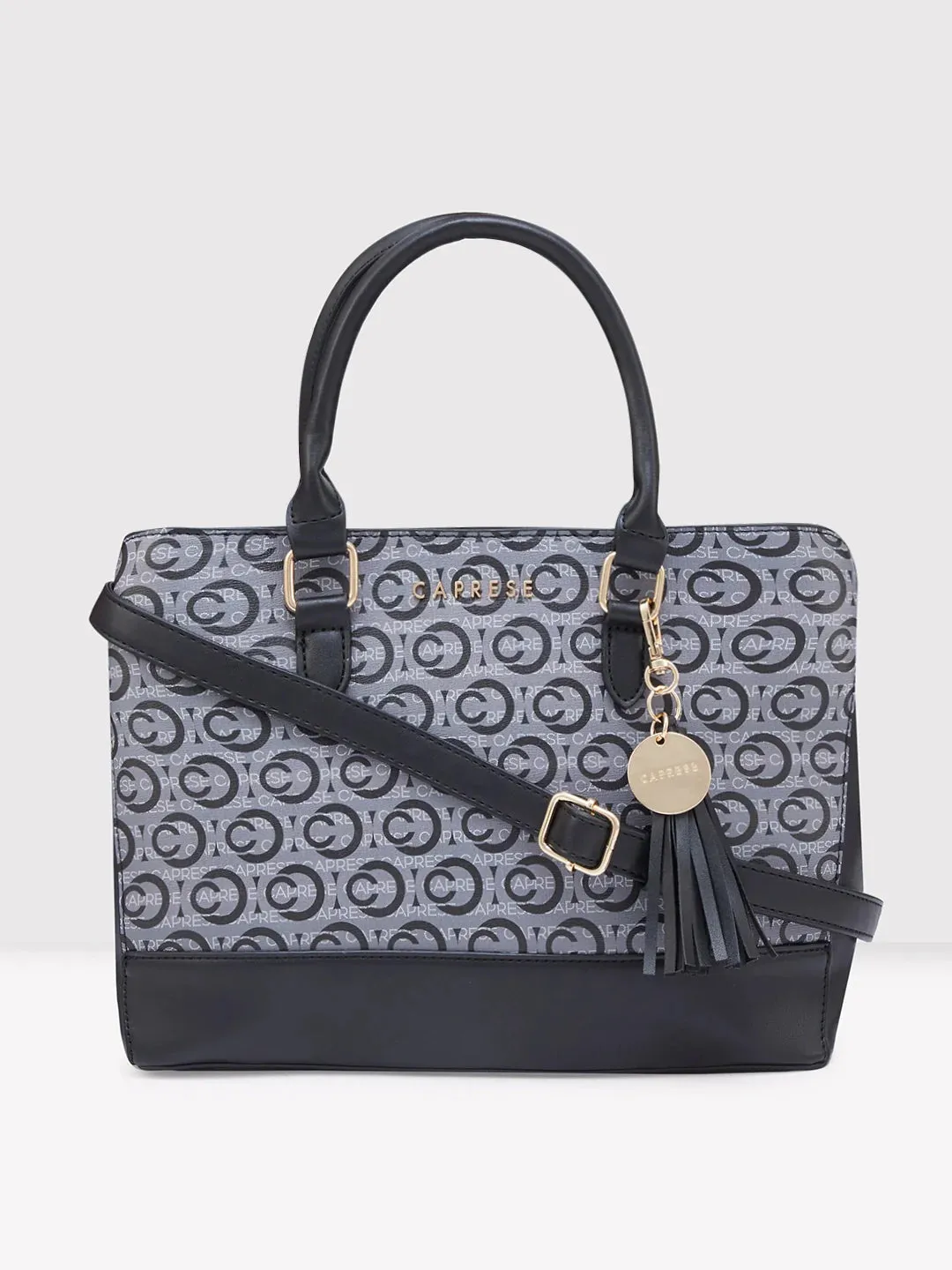 Caprese Cleo Satchel Large Black