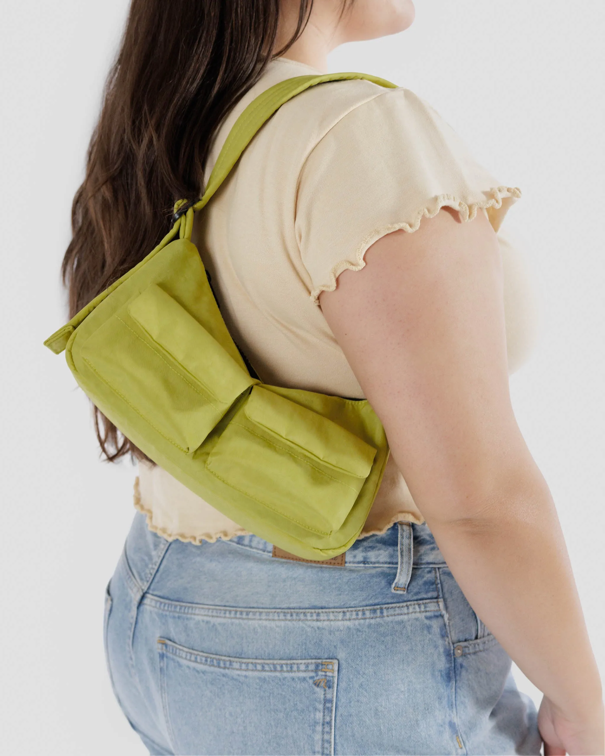 Cargo Shoulder Bag in Lemongrass