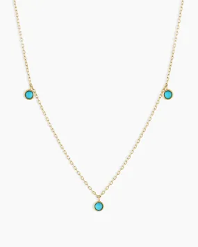 Classic Turquoise Trio Necklace