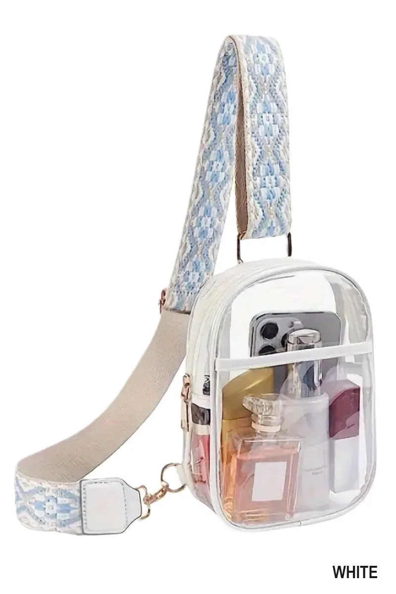 Clear Crossbody Bag | TWO COLORS