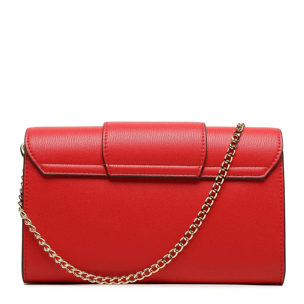 Clutch Donna con Tracolla LOVE MOSCHINO linea Love Bridge Rosso