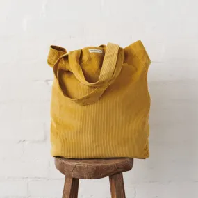 Cord Tote Bag - Mustard