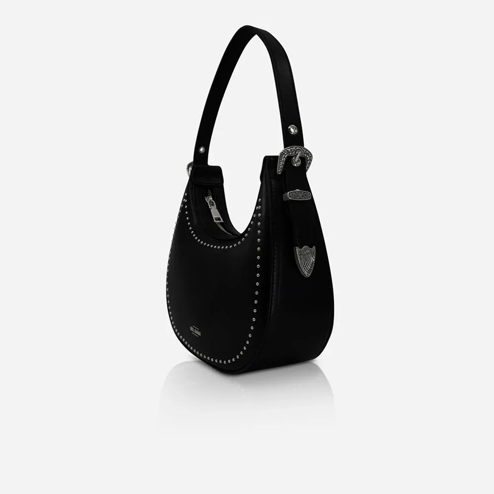 Crescent Bag Black/Silver