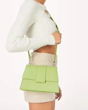 DOLLY CROSS BODY BAG - LIME TEXTURE