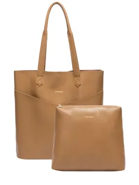 Every Other Portrait Tote Bag - Tan