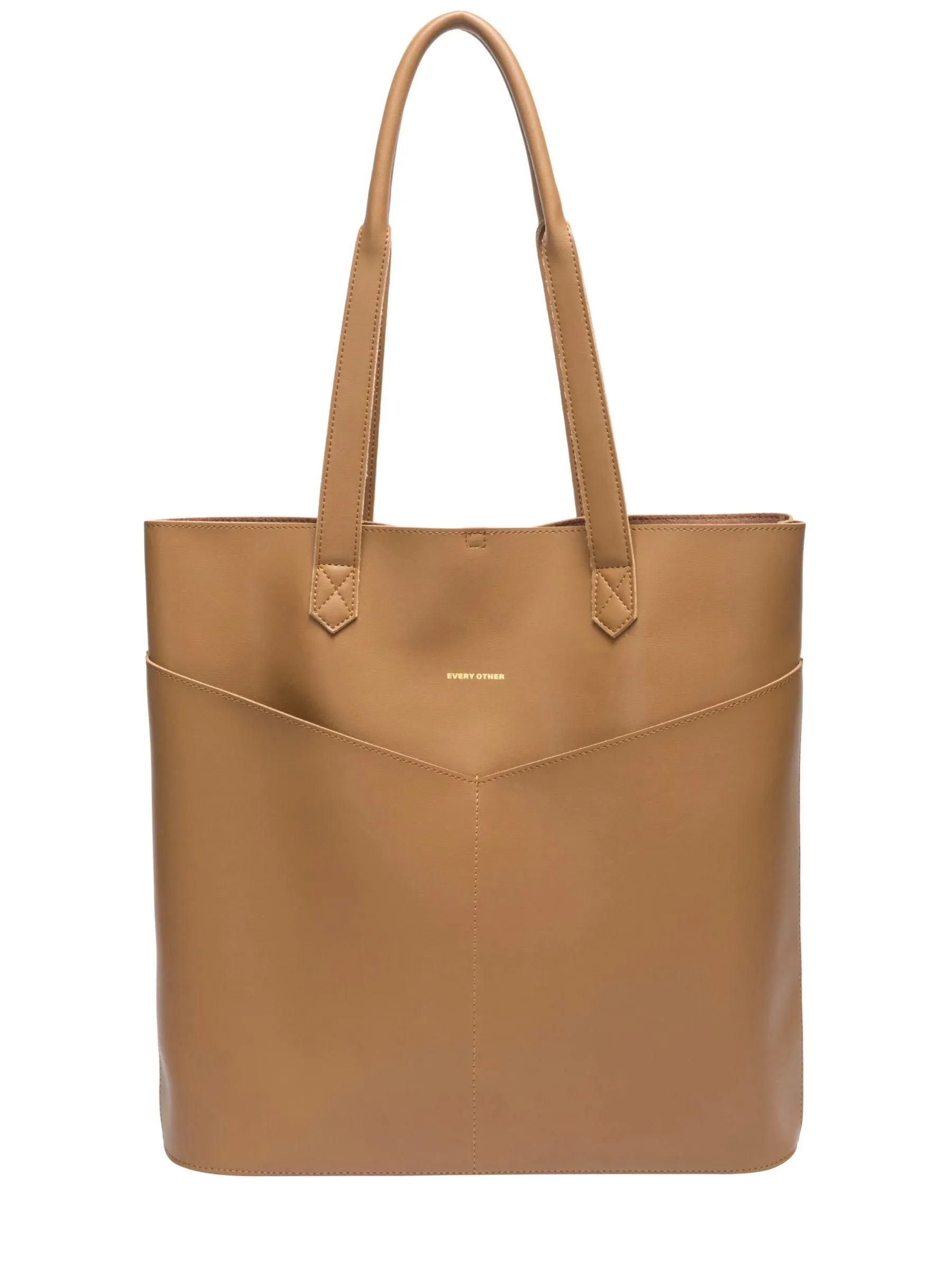 Every Other Portrait Tote Bag - Tan