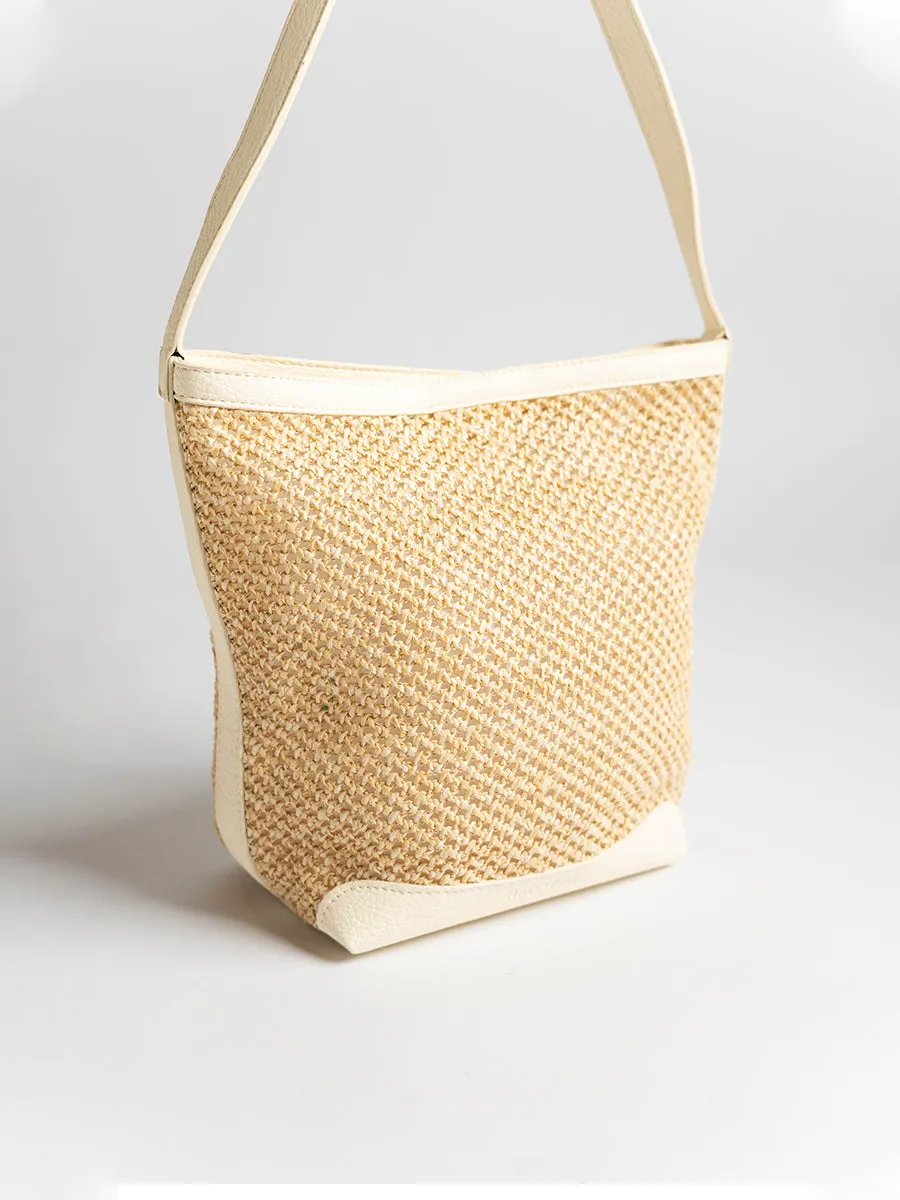 Felicia Raffia Tote Bag