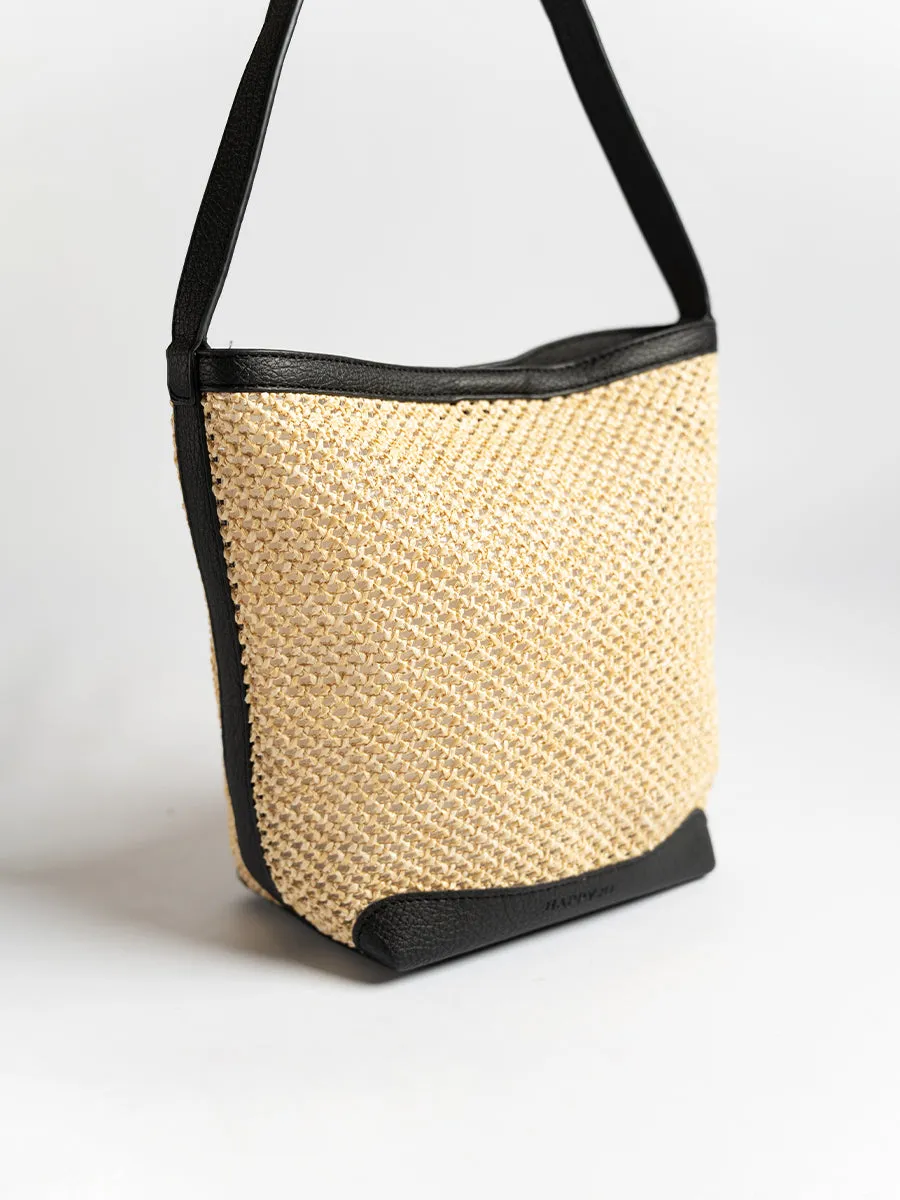 Felicia Raffia Tote Bag