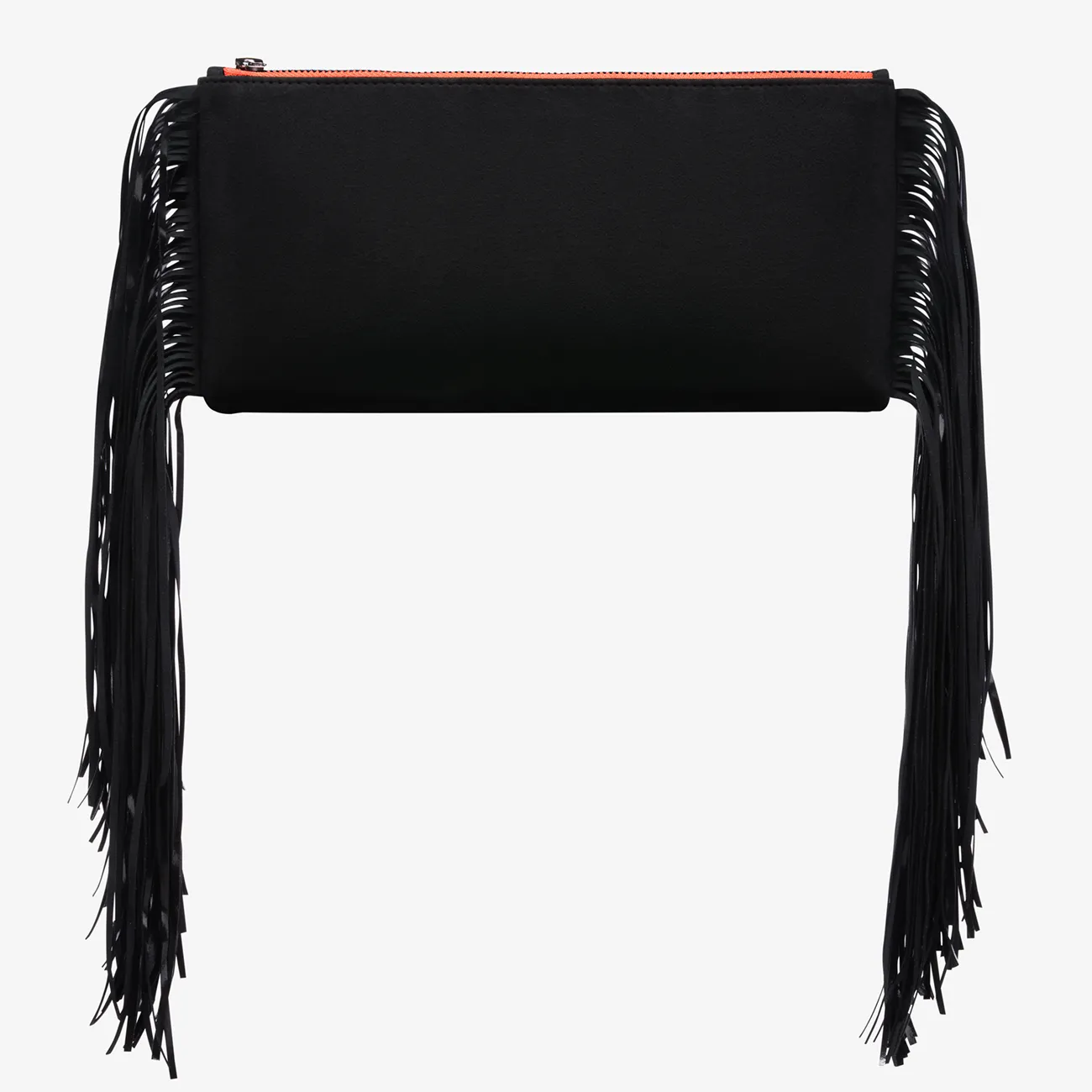 Fringe Clutch "Midnight Black"