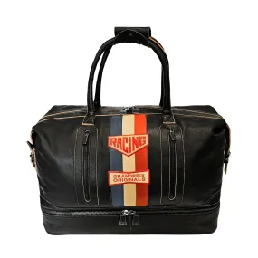 GrandPrix Originals Limited Edition Vintage Leather Track Sport Dual-Compartment Bag