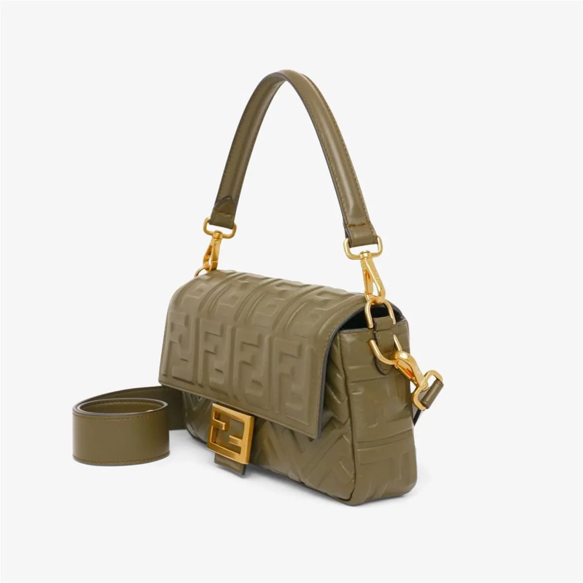 GREEN NAPPA LEATHER BAG