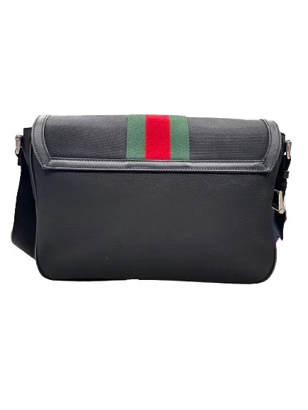 Gucci Techno Canvas Web Messenger Bag