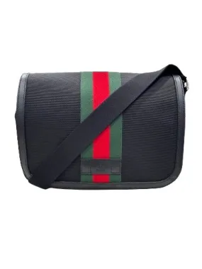 Gucci Techno Canvas Web Messenger Bag