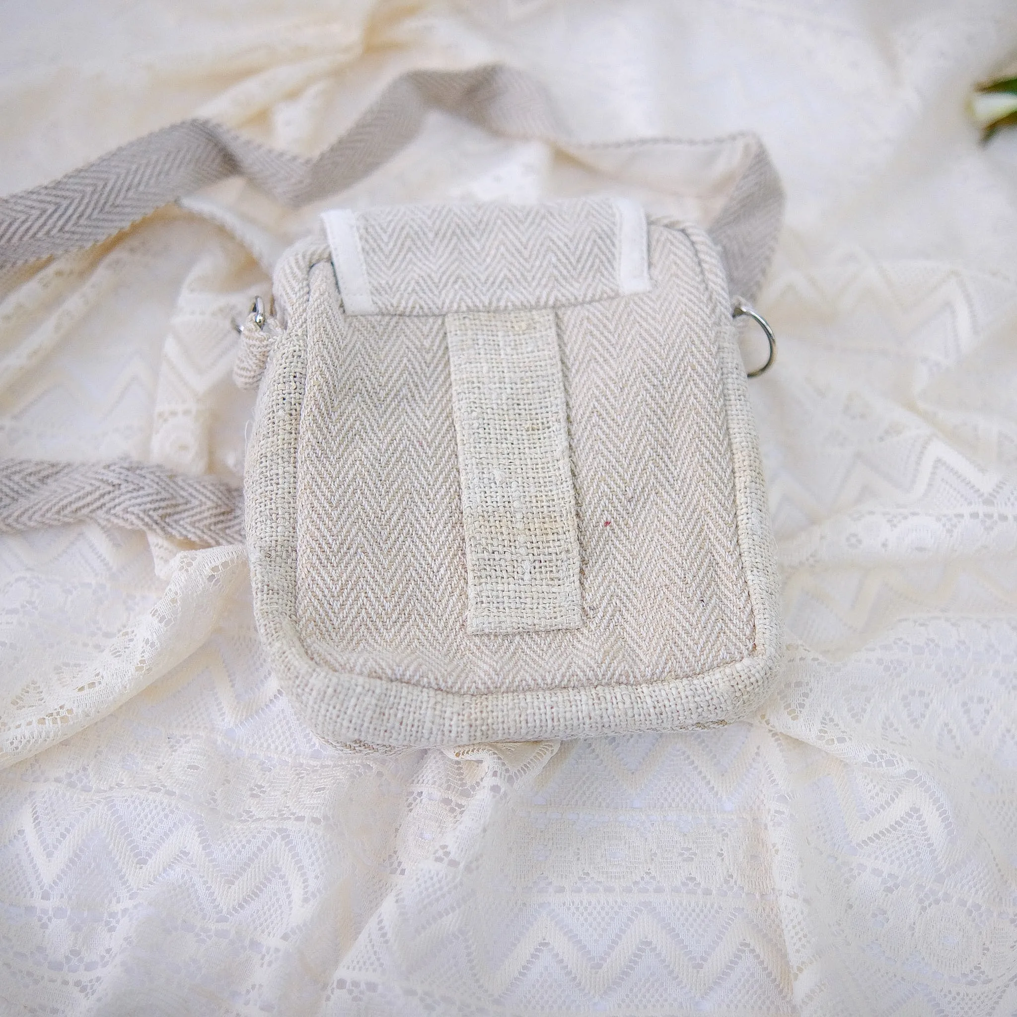 Hemp Mushroom Crossbody Bag