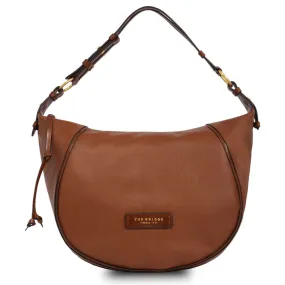 Hobo Bag Donna THE BRIDGE linea Domitilla in Pelle Marrone