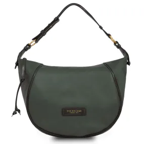 Hobo Bag Donna THE BRIDGE linea Domitilla in Pelle Verde