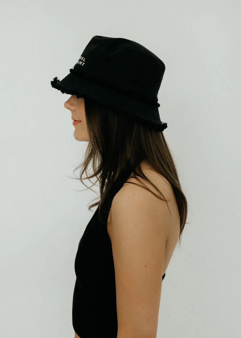 Isabel Marant Bergen Bucket Hat in Black