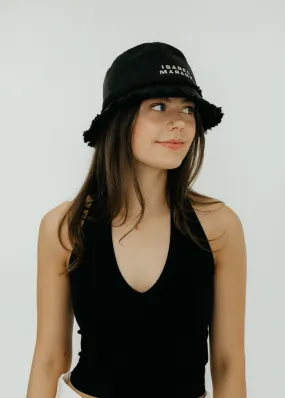 Isabel Marant Bergen Bucket Hat in Black