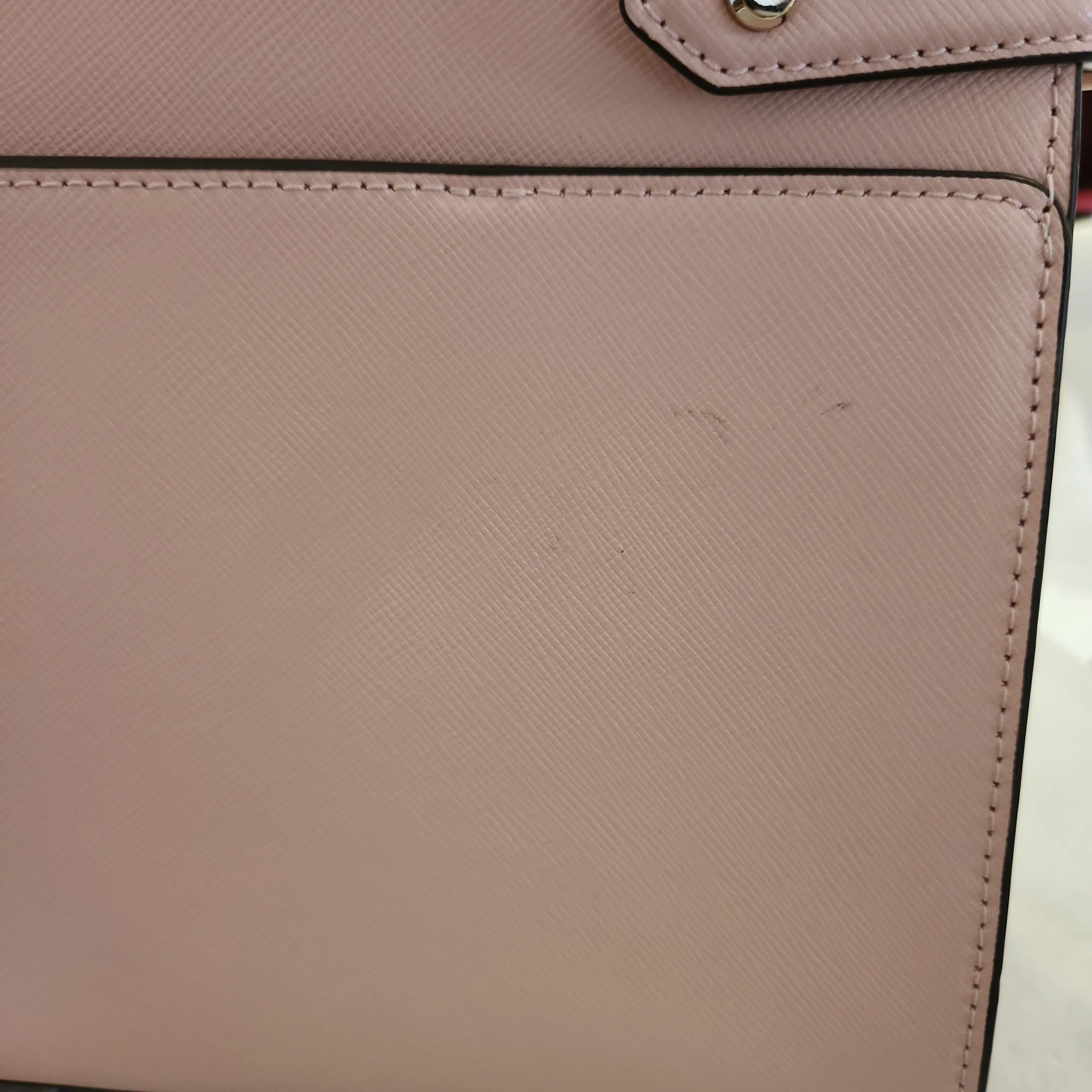 Kate Spade Pink Leather Staci Medium Satchel | Like New |