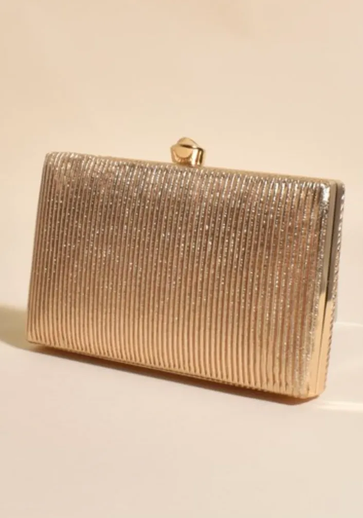 Kenna Clutch - Gold