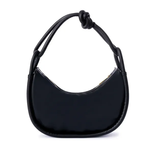 Luna Vegan Leather Bag in Black