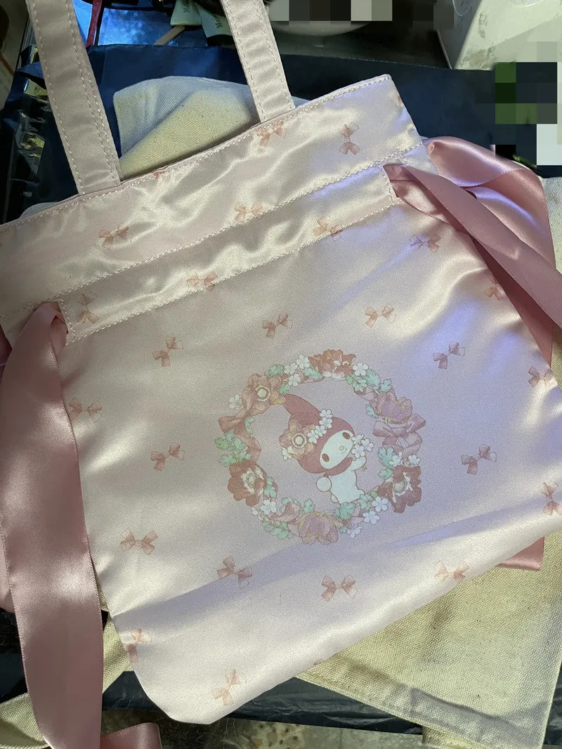 Maison De Fleur x My Melody Tote Bag With Cute Ribbon